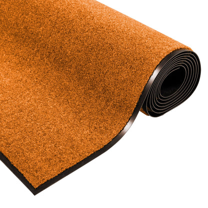 Wasbare Deurmat Oranje 120X250 Cm