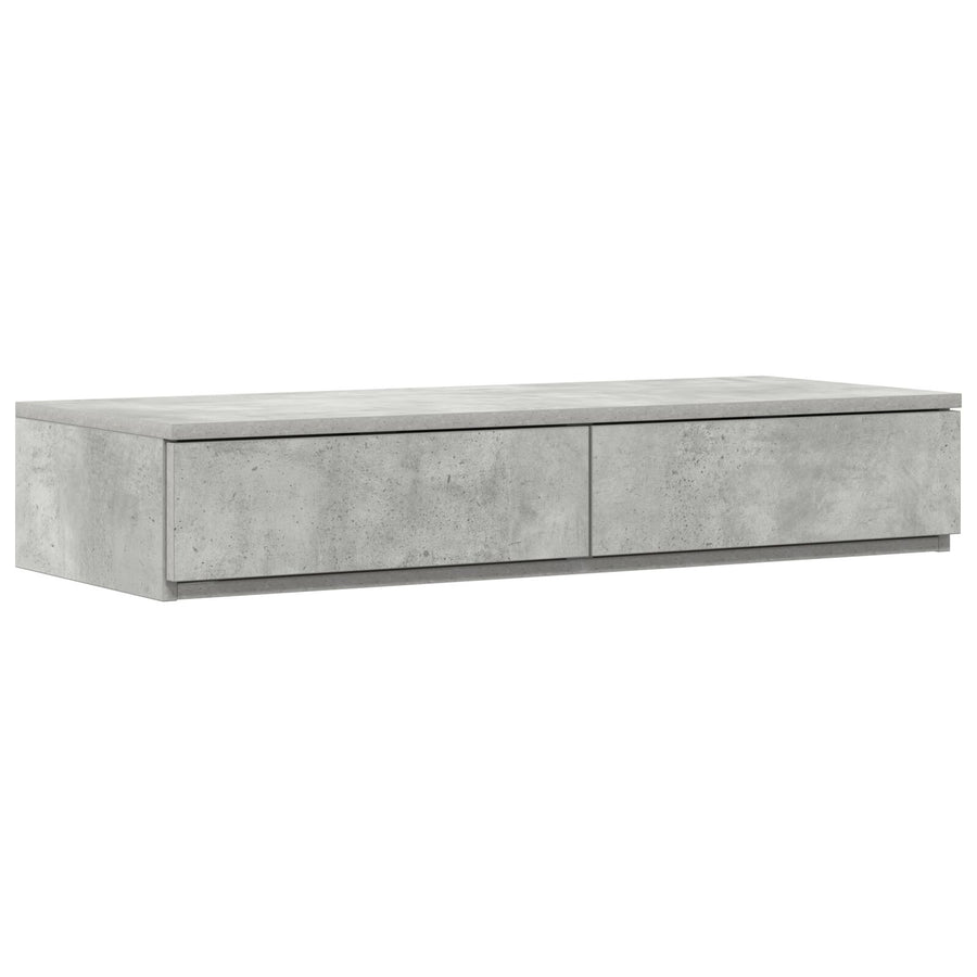 Bedlade Betongrijs Van Hout Beton grijs 100 x 36,5 x 16,5 cm