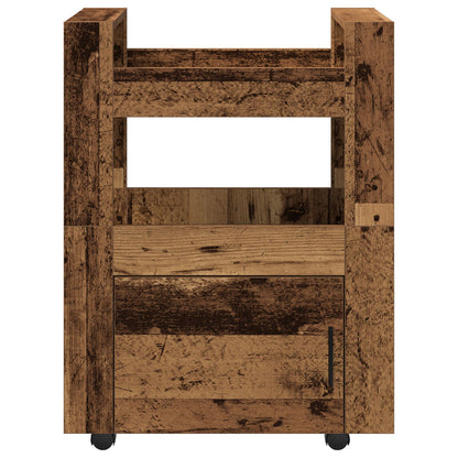 Keuken Trolley 60X45X80 Cm Bewerkt Hout Oude Hout