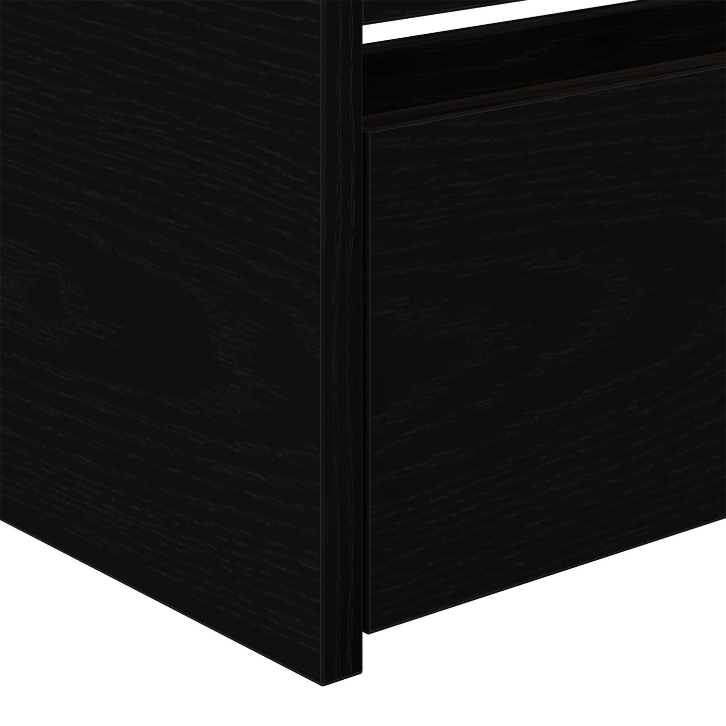 Dagbed Zwart Eiken Bewerkt Hout 90 X 200 Cm Duurzaam Dagbed