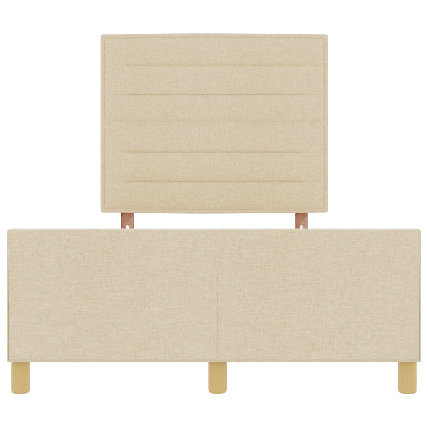 Bedframe Crème 140X200 Cm Stof Crème