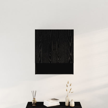Wandkast Zwart Eiken 60X31X70 Cm Engineered Hout