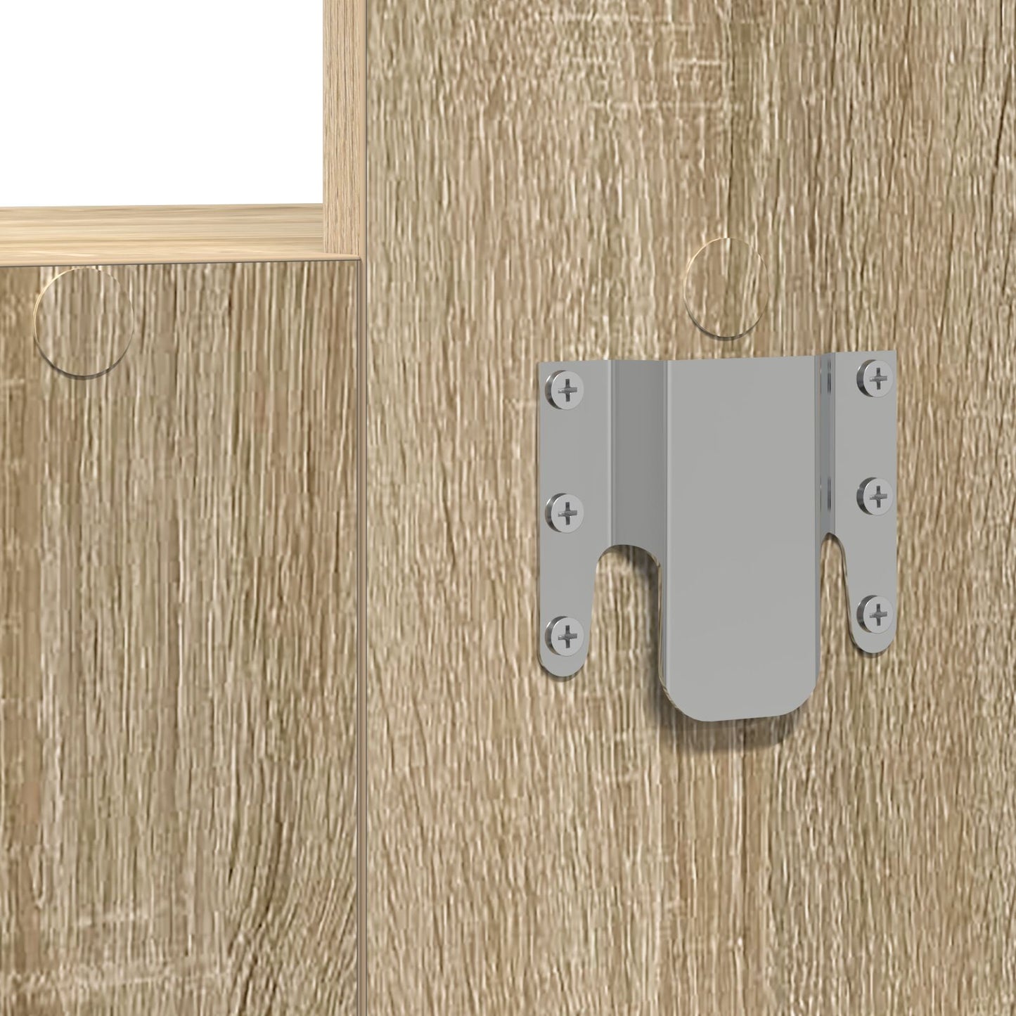 Wandkaptafel 83 x 40 x 70 cm Sonoma Eiken zonder LED