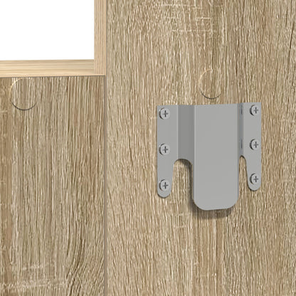 Wandkaptafel 83 x 40 x 70 cm Sonoma Eiken zonder LED