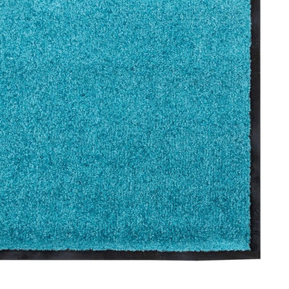 Deurmat Wasbaar Cyan 120X300 Cm