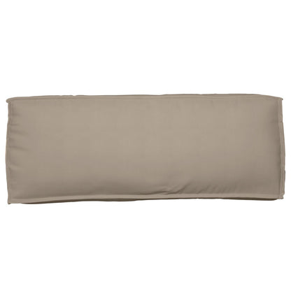 Pallet Kussen Voor Rugleuning 120X40X12 Cm Oxford Stof Taupe