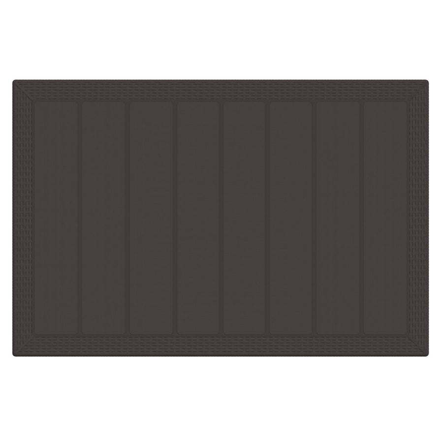 5-Delige Tuin Eetset Bruine Poly Rattan