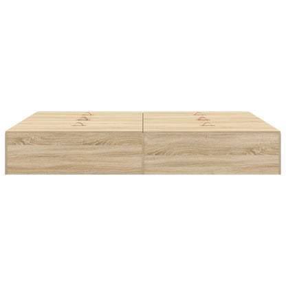 Opbergbedframe Sonoma Eiken 150 x 200 cm
