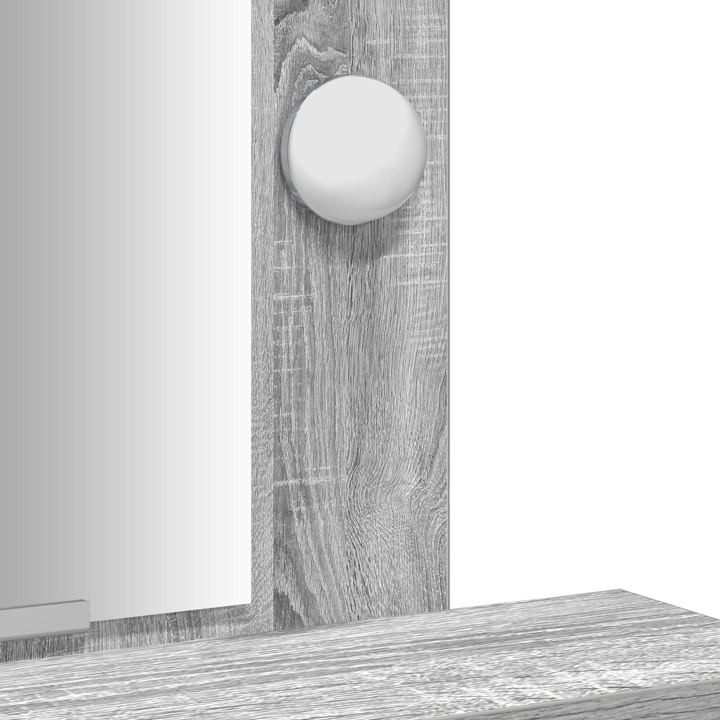 Kaptafel Met Led-Verlichting Grijs sonoma 50 x 41 x 140 cm