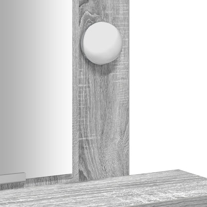 Kaptafel Met Led-Verlichting Grijs sonoma 50 x 41 x 140 cm