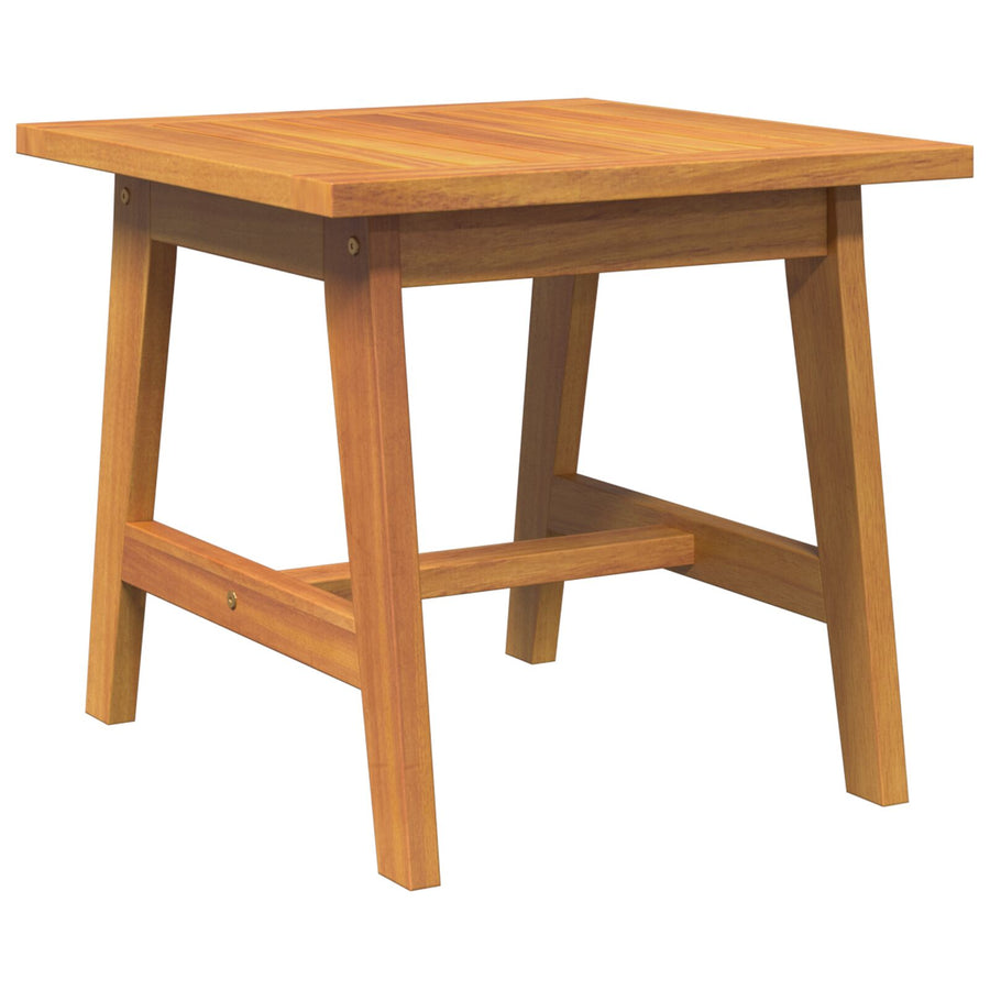 3-Delig Bistro Set Met Kussens Massief Acaciahout Donkergrijs 2x stoelen + tafel