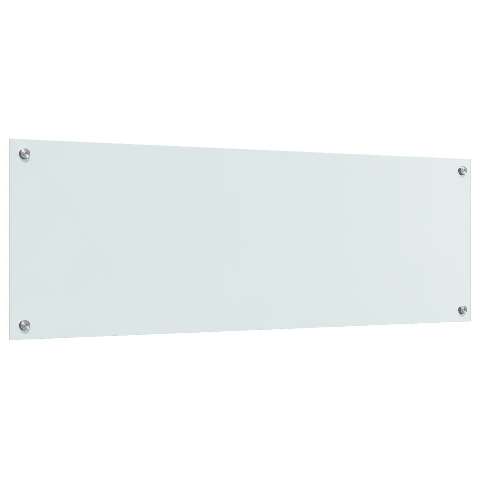Keukenwand 120X40X0,6 Cm Gelaagd Glas Wit 120 x 40 cm