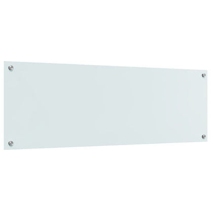 Keukenwand 120X40X0,6 Cm Gelaagd Glas Wit 120 x 40 cm