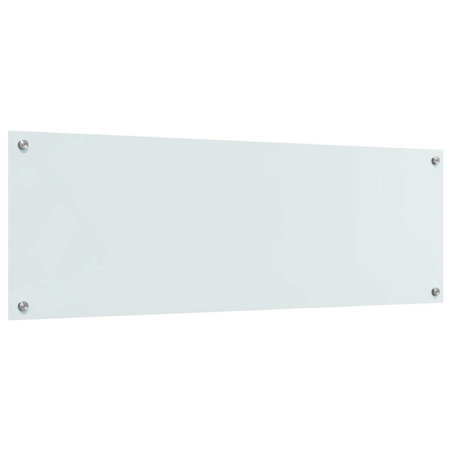 Keukenwand 120X40X0,6 Cm Gelaagd Glas Wit 120 x 40 cm