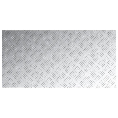 Aluminium Checker Platen 4 Stuks Antislip 100X50 Cm 100 x 50 x 0.2 cm Rechthoekig