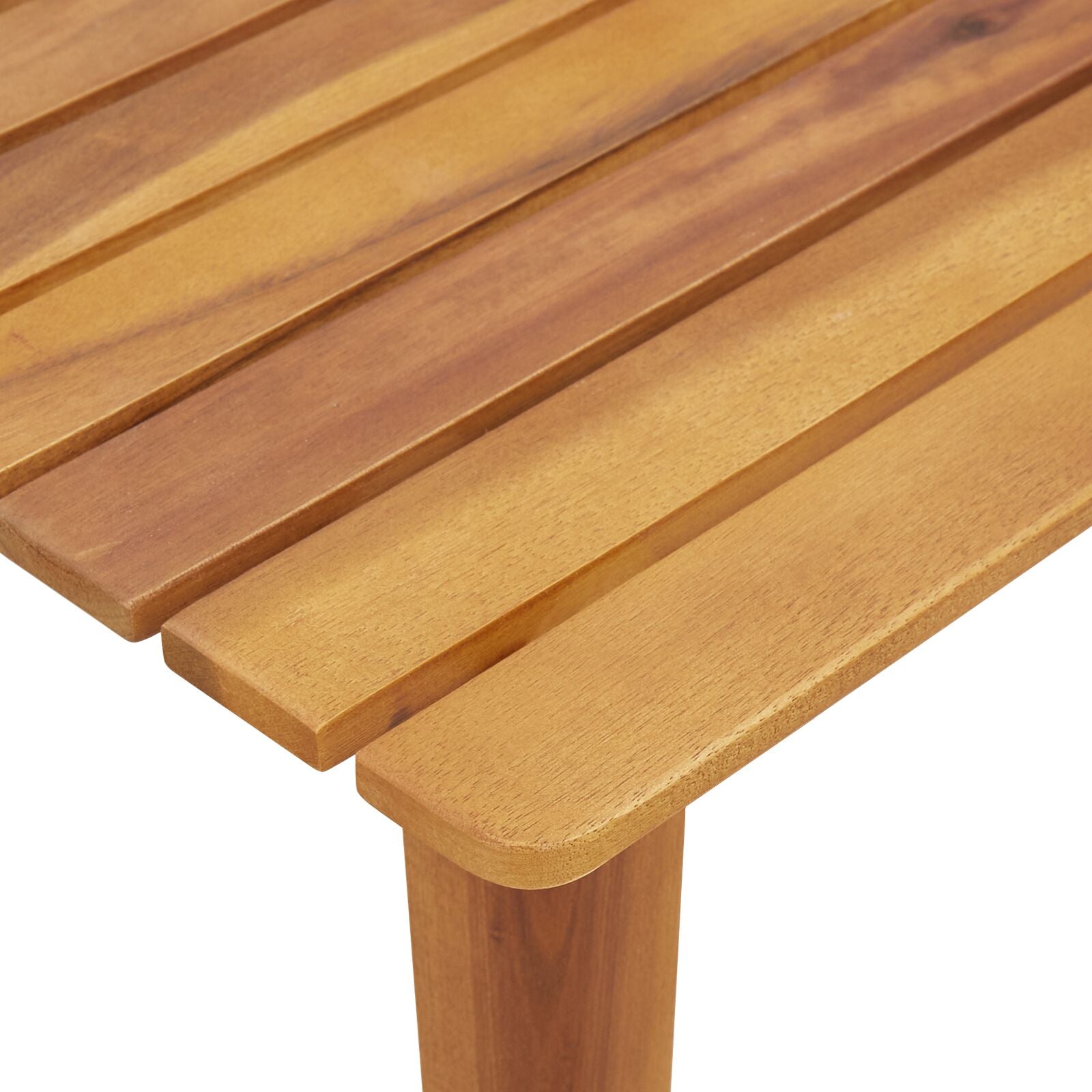 Tuinstoelen Met Tafel 3-Delige Set Zwart En Wit Massief Acaciahout Zwart-wit 2x stoel + tafel
