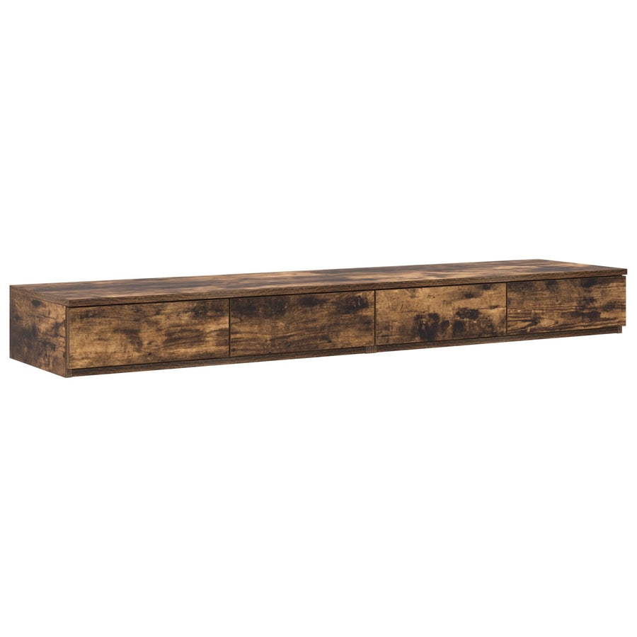 Nachtkastje Bewerkt Hout Gerookt eiken 160 x 36,5 x 16,5 cm