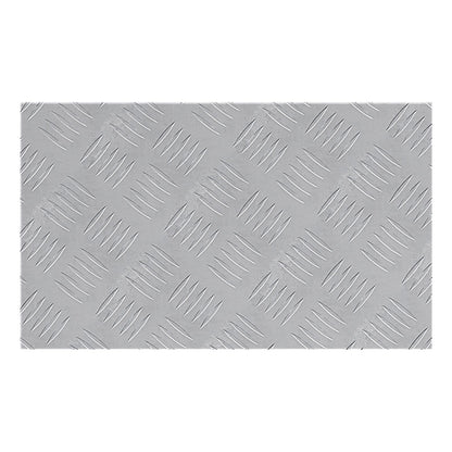 Aluminium Checker Platen - Set Van 4, Anti-Slip, 50X30 Cm 50 x 30 x 0.3 cm Rechthoekig