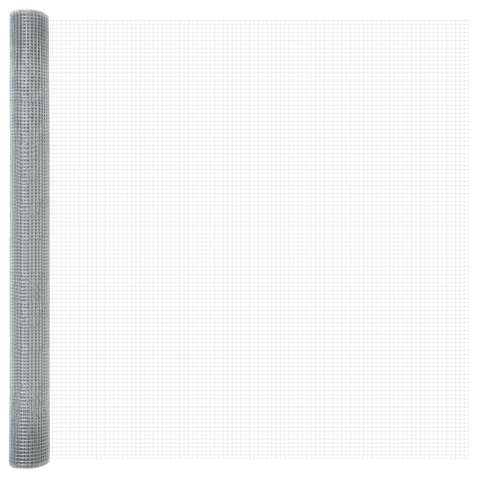Hekpostset Set Van 2 Verzinkt Staal 10 X 1.5 M Duurzaam Gegalvaniseerd Staal