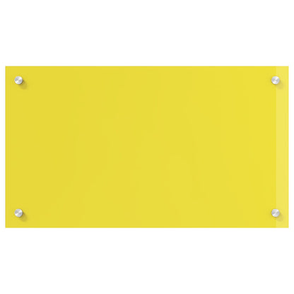 Keuken Achterwand 70X40X0,6 Cm Gelaagd Glas Geel 70 x 40 cm