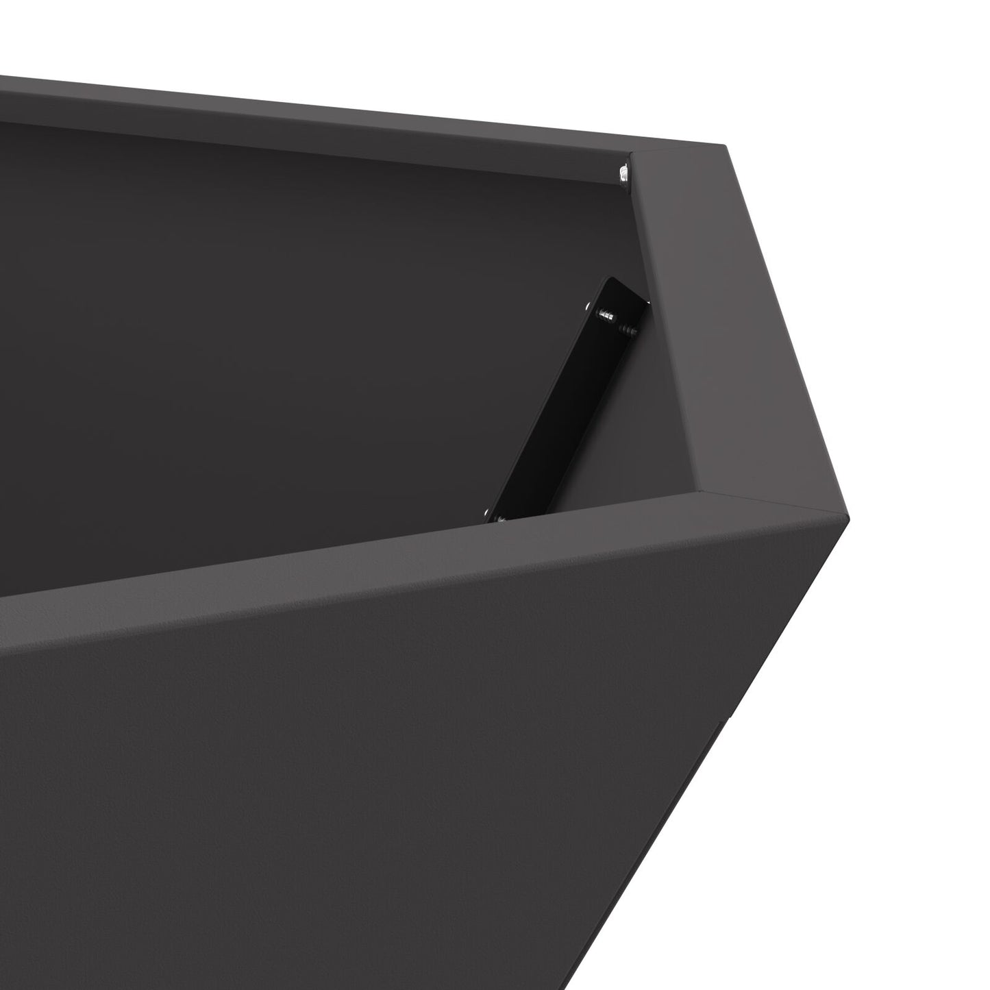 Vuurkorf Hexagonaal Zwart Staal 75 x 75 x 28 cm Koudgewalst staal/Zwart