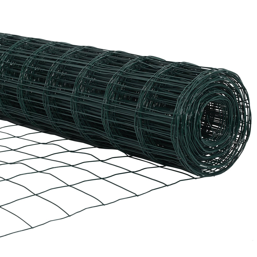 Euro Hek Met 7 Spike Posts 1X10 M Gegalvaniseerd Staal Groen Gegalvaniseerd Staal