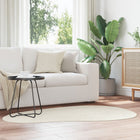 Rugs HUARTE Cream 120 x 170 cm Polyester