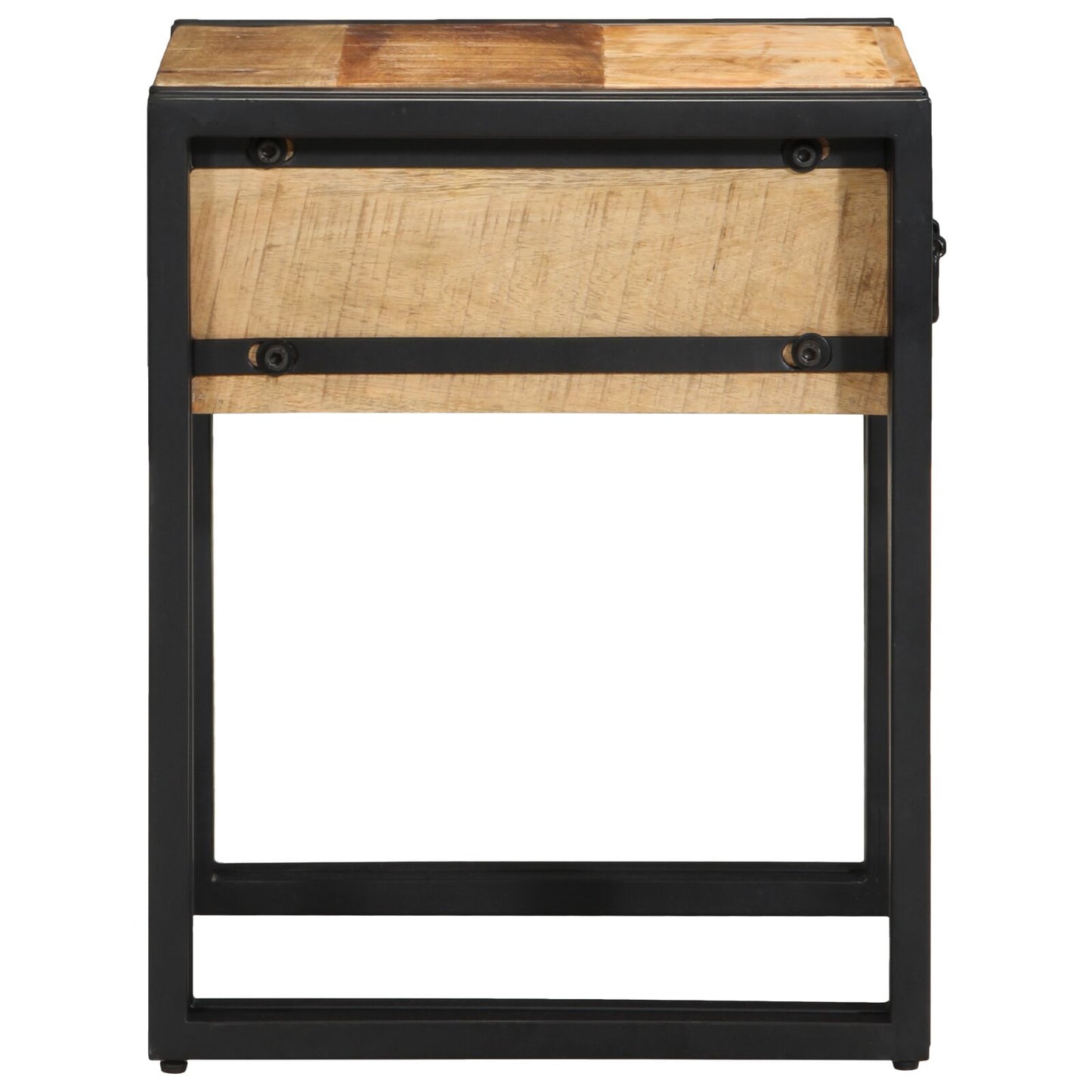 Bijzettafel Massief Ruw Hout Mango 40 x 40 x 50 cm Massief ruw mango-hout