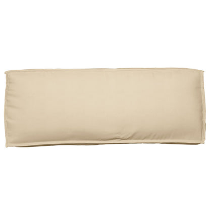Pallet Kussen Voor Rugsteun 120X40X12 Cm Oxford Stof Beige