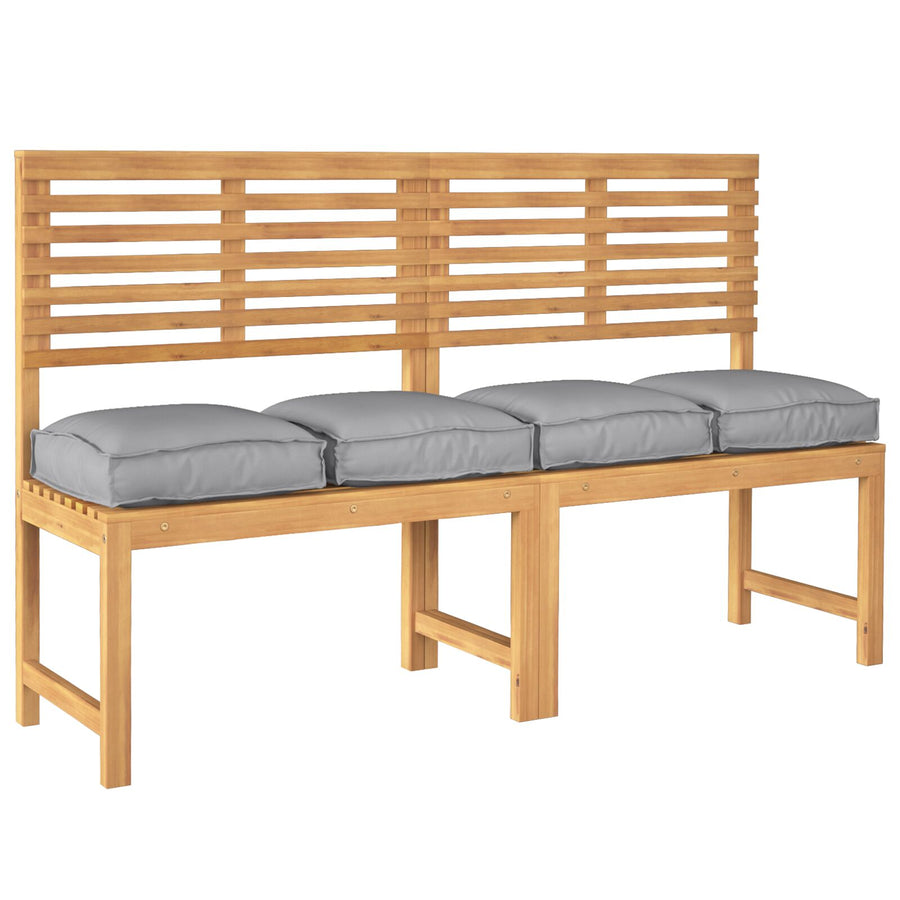 Palletkussens Voor Zit 4 Stuks 40X40X8 Cm Oxford Stof Grijs