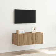TV wandkast Artisan Eiken 80x35x31 cm