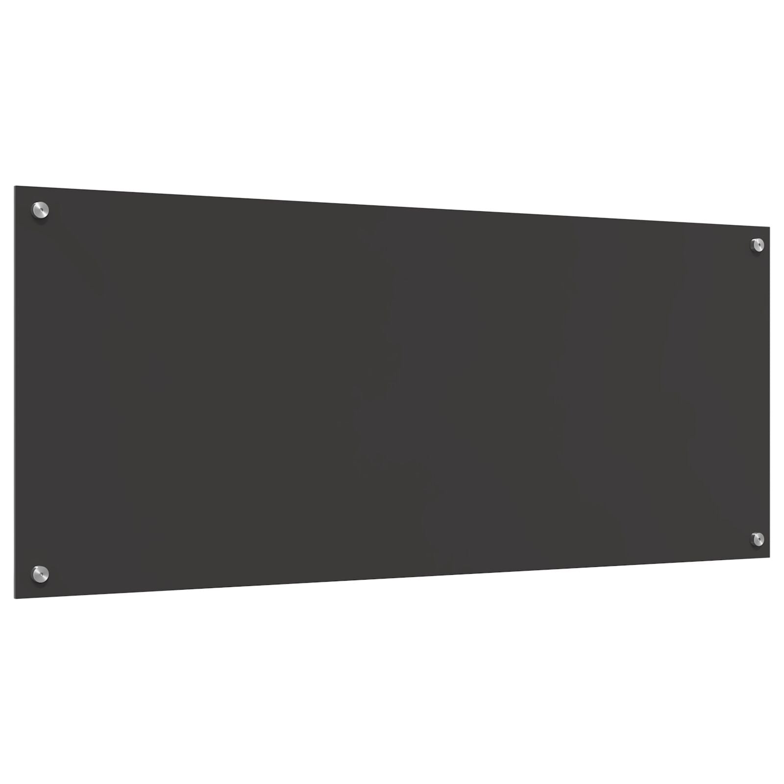 Keuken Achterwand 120X50X0,6 Cm Van Gehert Glas Donkergrijs 120 x 50 cm