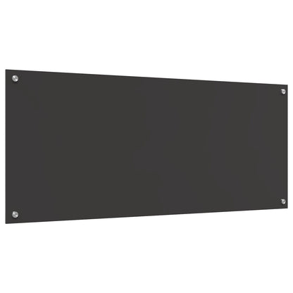 Keuken Achterwand 120X50X0,6 Cm Van Gehert Glas Donkergrijs 120 x 50 cm