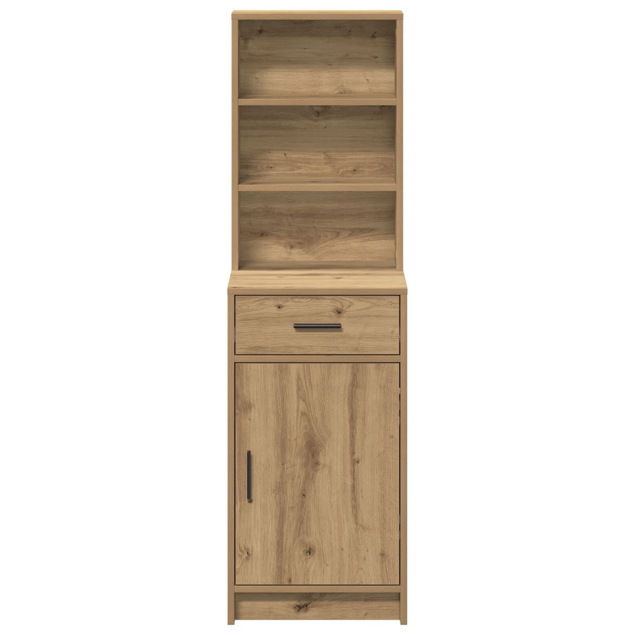 Hoge Kast 40X41X135 Cm Engineered Wood Ambachtelijk eiken