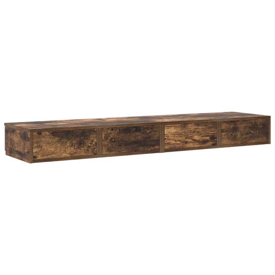 Nachtkastje Bewerkt Hout Gerookt eiken 160 x 36,5 x 16,5 cm