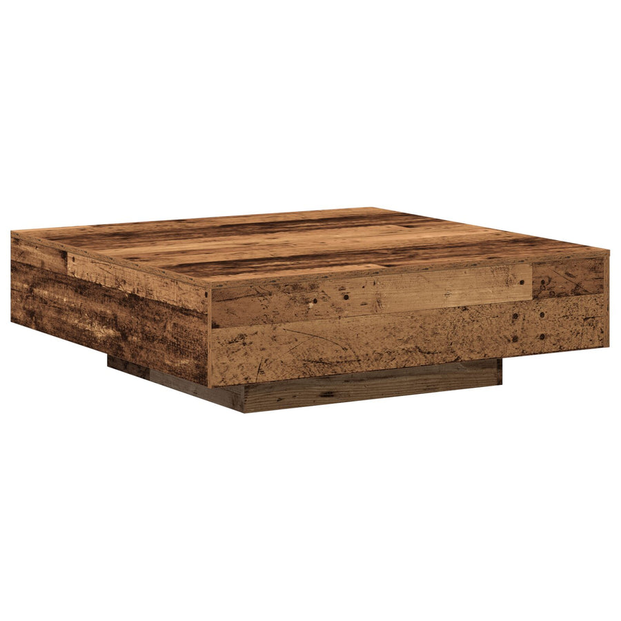 Salontafel Oud Hout 100X100X31 Cm Gemaakt Van Hout