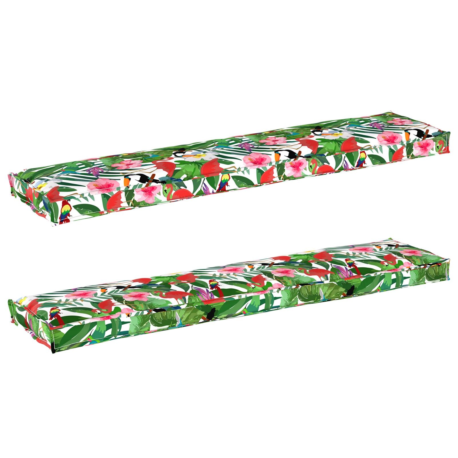 Buiten Kussen Set Van 2 Polyester Groot Kussens Tropical jungle