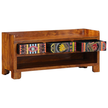 Schoenbank 100X35X45 Cm Massief Acaciahout