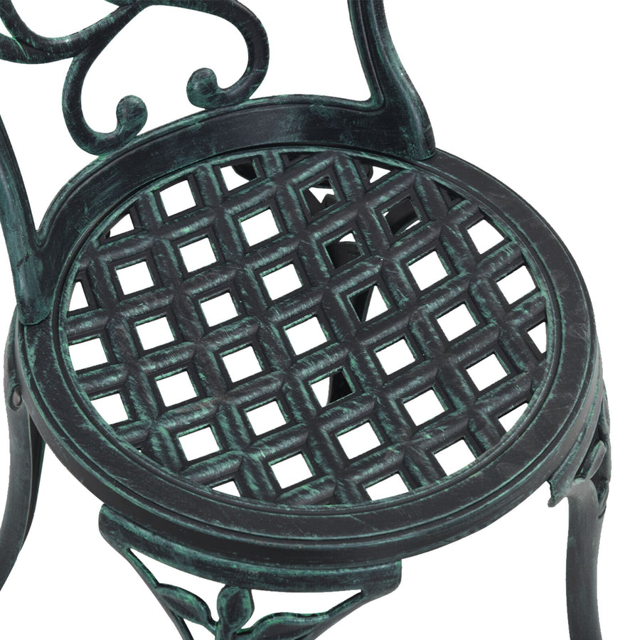 3-Delige Tuin Bistro Set E Gietijzer Groen