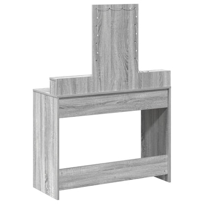 Kaptafel Met Led-Verlichting Grijs sonoma 100 x 41 x 140 cm