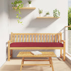 Palletkussen wijnrood 200x40x8 cm Oxford stof