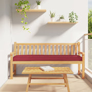 Palletkussen wijnrood 200x40x8 cm Oxford stof