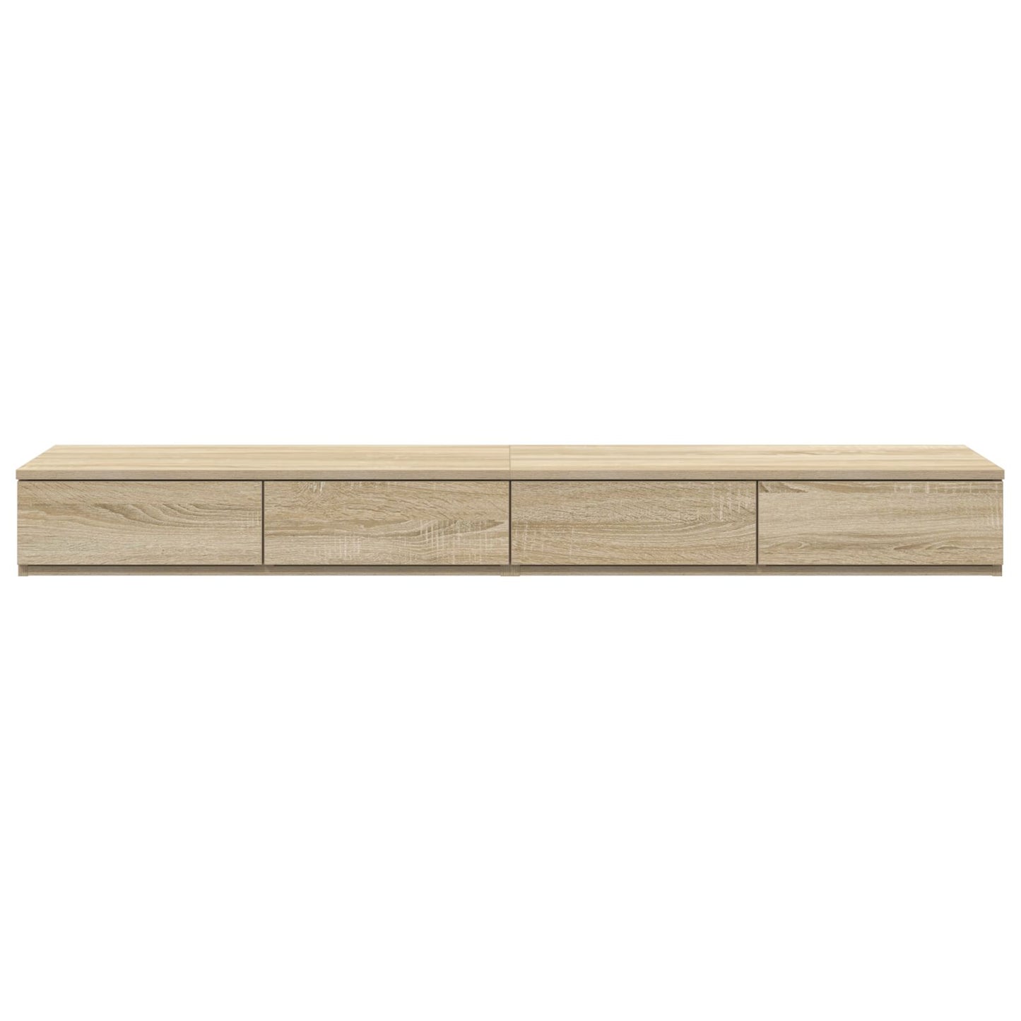 Nachtkastje Bewerkt Hout Opslag Sonoma eiken 140 x 36,5 x 16,5 cm
