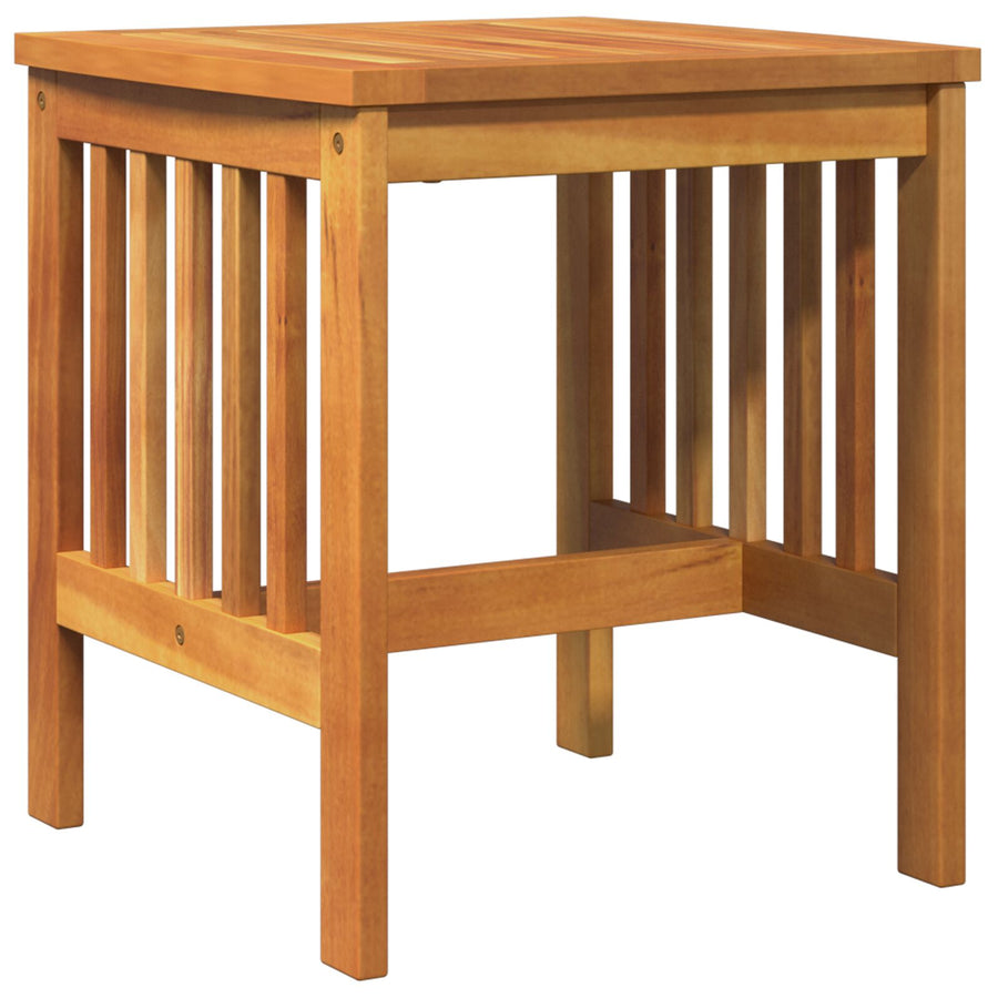 Tuin Bijzettafel Bruin 45X45X50 Cm Massief Acaciahout