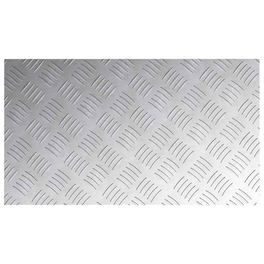 Aluminium Anti-Slip Checker Plates 2 St 70X40 Cm 70 x 40 x 0.2 cm Rechthoekig