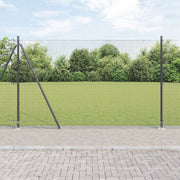 Afrasteringspaal 1.5 m staal grijs
