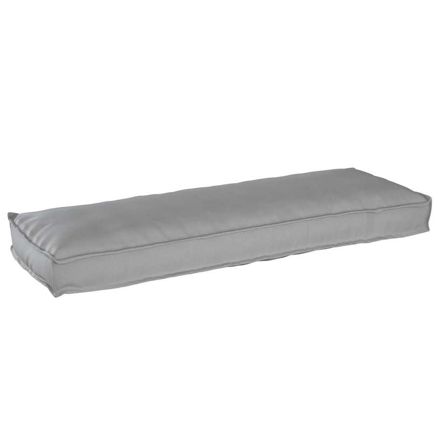 Palletkussen Voor Bank Grijs 120X40X8 Cm Oxford Stof