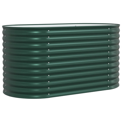 Tuin Verhoogd Bed Gegalvaniseerd Staal 160 x 80 x 81 cm Groen