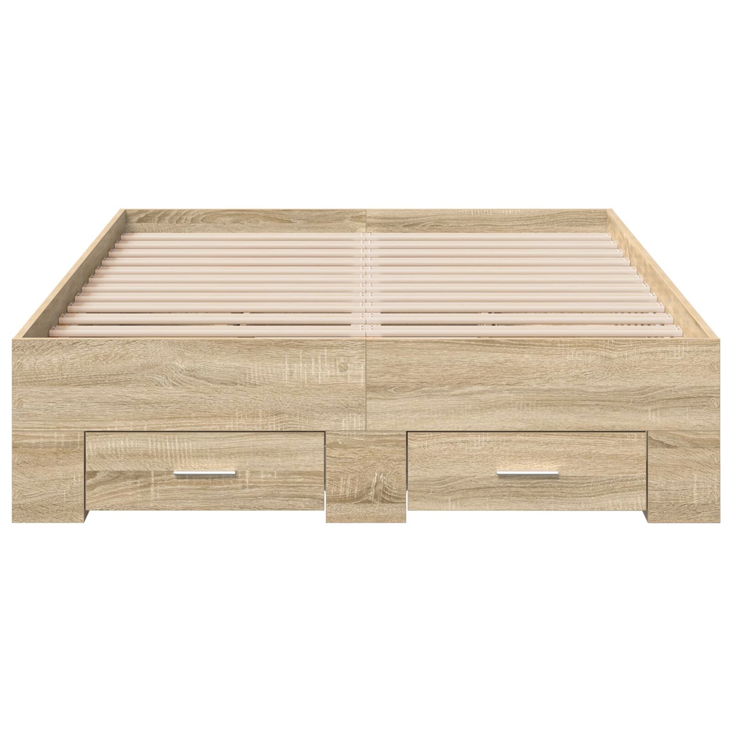 Bedframe Zonder Matras Met Lades Dubbel Gelaagd Hout