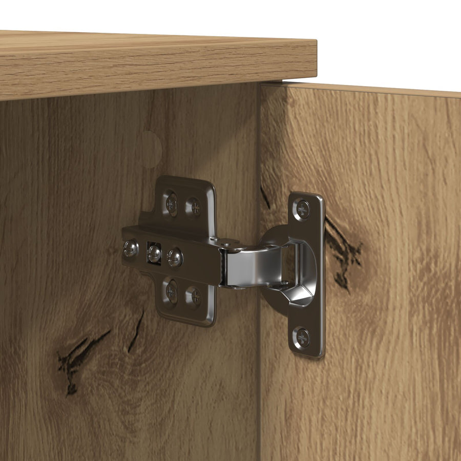 Opslagkast Artisan Eiken Gelaagd Hout Ambachtelijk eiken 127 x 41 x 40 cm
